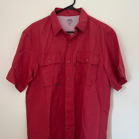 2X BUNDLE NEW Van Heusen Collar Shirt / IZOD Collar Shirt - Size M - Picture 8 of 10